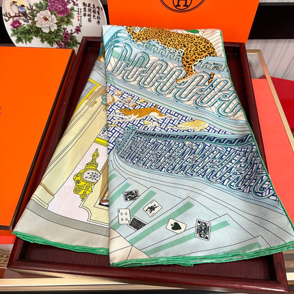 HERMES 26S SCARF 90 IN SILK 303325