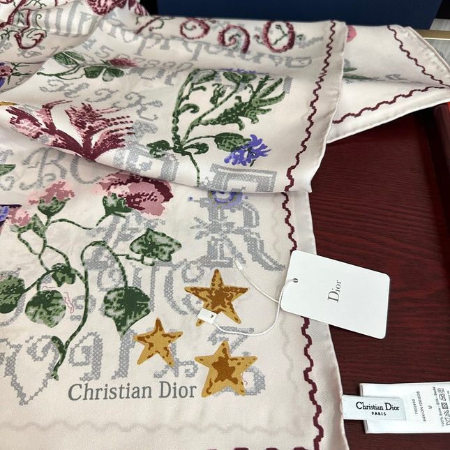 DIOR 26S SCARF 90CM IN SILK 312029