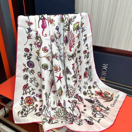 DIOR 26S SCARF 90CM IN SILK 312028