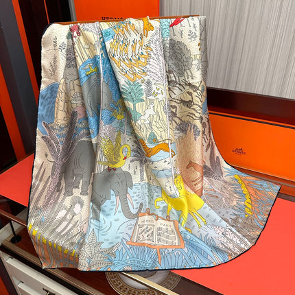 HERMES 26S SCARF 90 IN SILK 304199