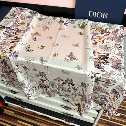 DIOR 26S SCARF 90CM IN SILK 304666