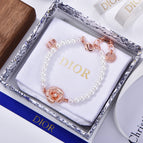 High-Quality Silver Alloy - 14K Rose Gold Plated