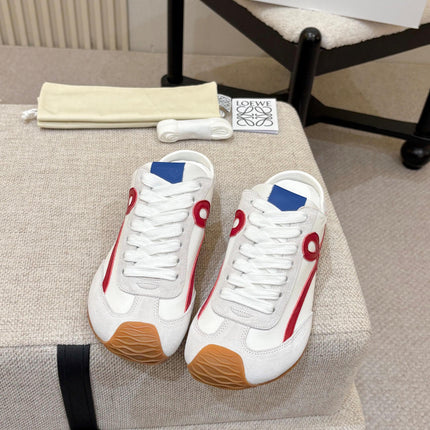 LOEWE 26S MULE SNEAKERS IN MULTICOLOR SUEDE AND NYLON STYLE 02