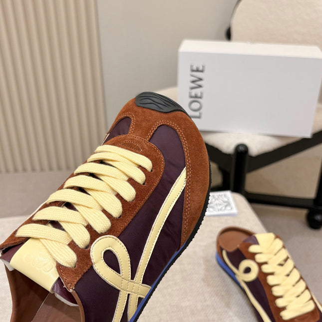 LOEWE 26S MULE SNEAKERS IN MULTICOLOR SUEDE AND NYLON STYLE 01