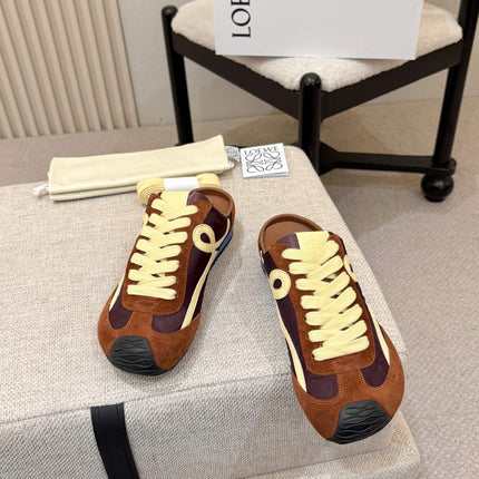 LOEWE 26S MULE SNEAKERS IN MULTICOLOR SUEDE AND NYLON STYLE 01