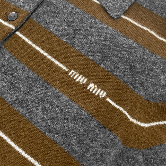 MIUMIU KNIT POLO SHIRT STYLE 778