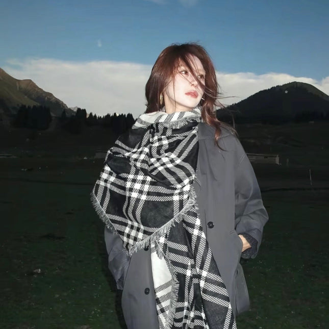 BURBERRY 26S SCARF 200CM IN SILK WOOL 171752