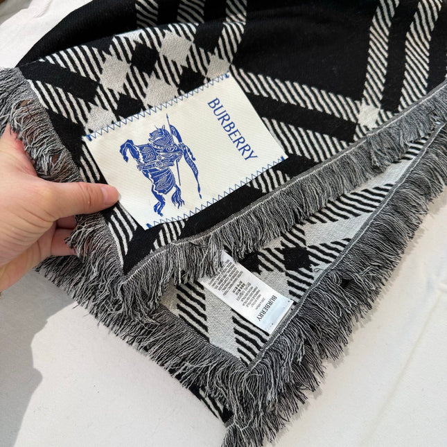 BURBERRY 26S SCARF 200CM IN SILK WOOL 171752