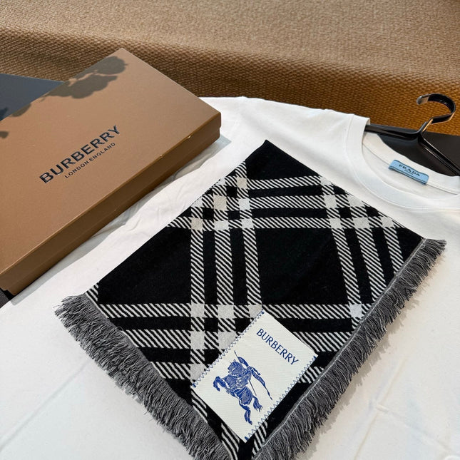 BURBERRY 26S SCARF 200CM IN SILK WOOL 171752