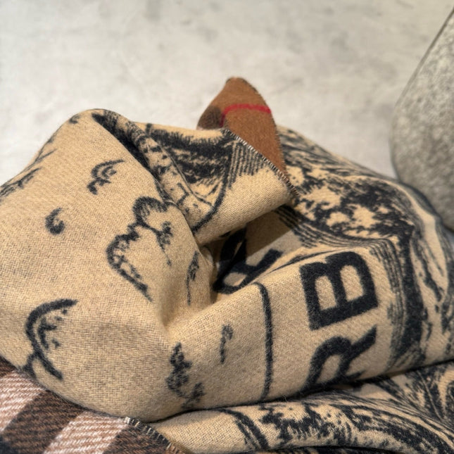 BURBERRY 26S SCARF 210CM IN CASHMERE 175679