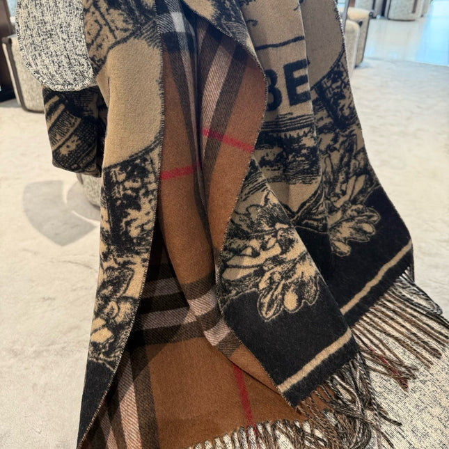BURBERRY 26S SCARF 210CM IN CASHMERE 175679