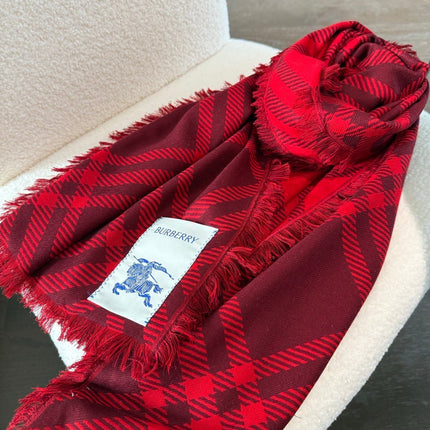 BURBERRY 26S SCARF 200CM IN SILK CASHMERE 192475