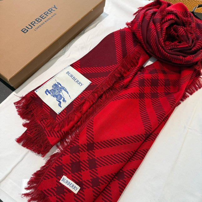 BURBERRY 26S SCARF 200CM IN SILK CASHMERE 192475
