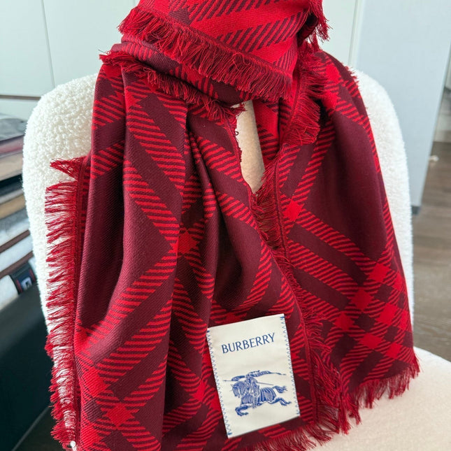 BURBERRY 26S SCARF 200CM IN SILK CASHMERE 192475