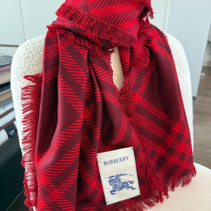 BURBERRY 26S SCARF 200CM IN SILK CASHMERE 192475