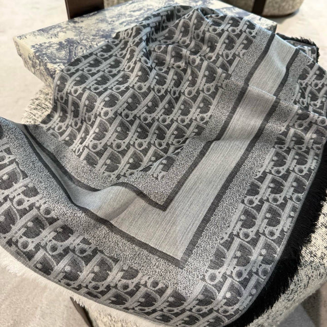 DIOR 26S SCARF 140CM IN SILK & CASHMERE 299997
