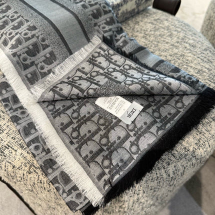 DIOR 26S SCARF 140CM IN SILK & CASHMERE 299997