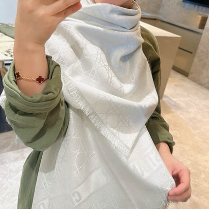DIOR 26S SCARF 140 IN SILK AND CASHMERE 424268