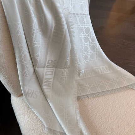 DIOR 26S SCARF 140 IN SILK AND CASHMERE 424268