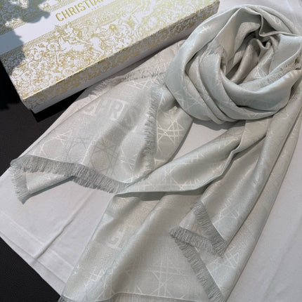 DIOR 26S SCARF 140 IN SILK AND CASHMERE 424268