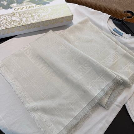 DIOR 26S SCARF 140 IN SILK AND CASHMERE 424268
