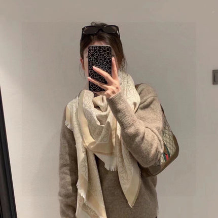 LOEWE 26S SCARF 140 IN CASHMERE SILK 266417
