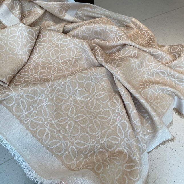 LOEWE 26S SCARF 140 IN CASHMERE SILK 266417