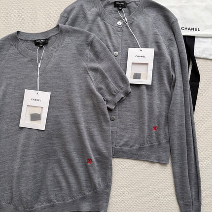 CHANEL 26S SHORT-SLEEVE KNIT TOP 917
