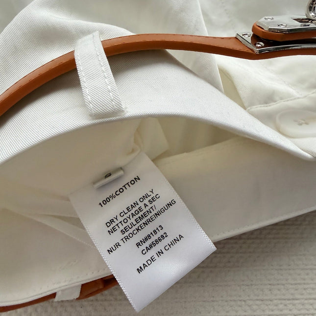HERMES 26S WIDE LEG CROPPED PANTS 555