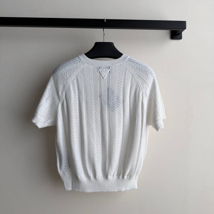 PRADA 26S SHORT-SLEEVED SWEATER STYLE 875