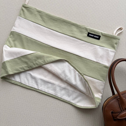 MIUMIU 26S STRIPED BANDEAU TOP STYLE 1114