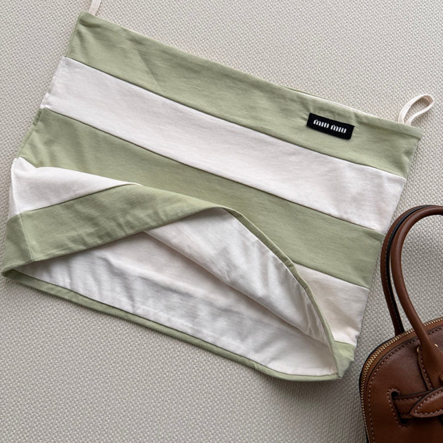 MIUMIU 26S STRIPED BANDEAU TOP STYLE 1114