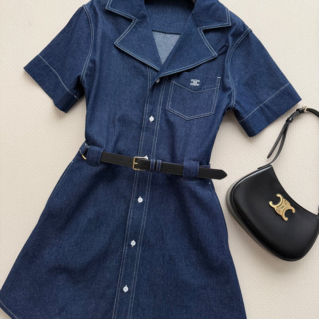 CELINE 26S DENIM DRESS 314