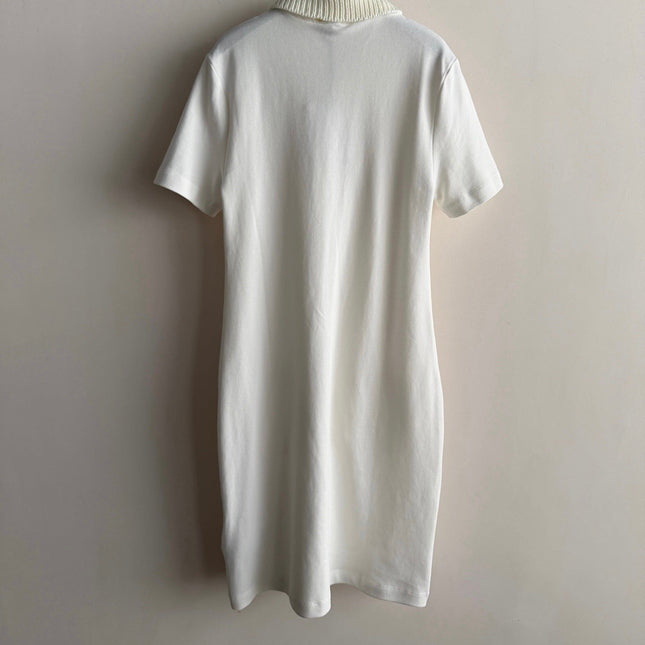 MONCLER 26S SHORT-SLEEVE POLO DRESS 673