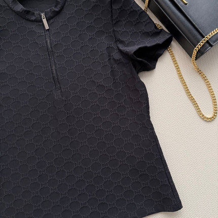 GUCCI 26S SHORT-SLEEVE KNIT T-SHIRT 473