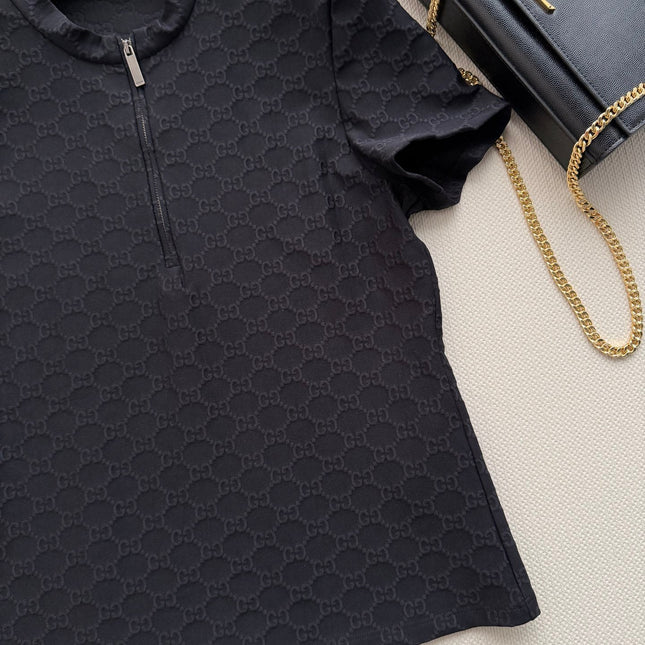 GUCCI 26S SHORT-SLEEVE KNIT T-SHIRT 473