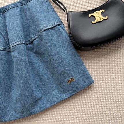 LOEWE 26S BALLOON DENIM SKIRT 547