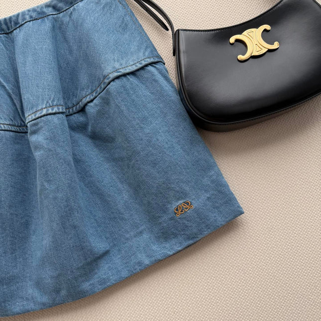 LOEWE 26S BALLOON DENIM SKIRT 547