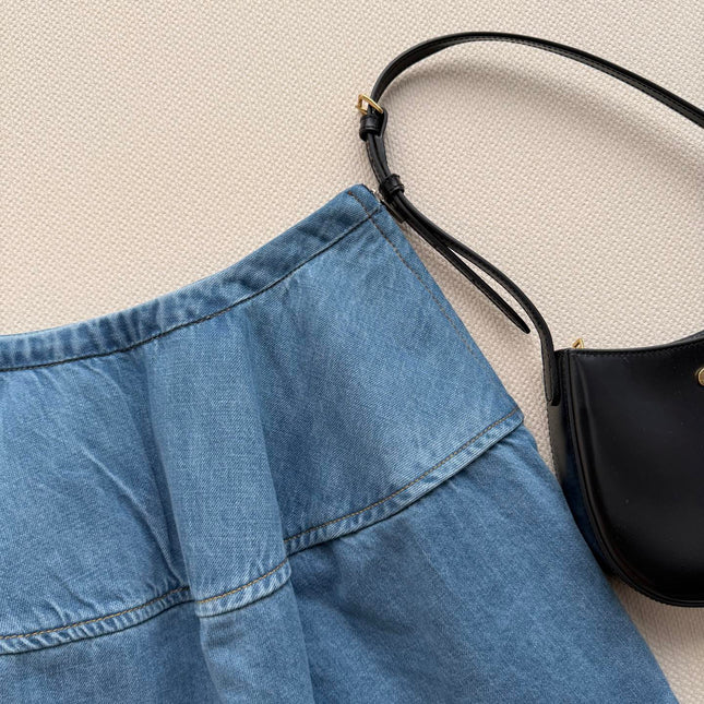 LOEWE 26S BALLOON DENIM SKIRT 547