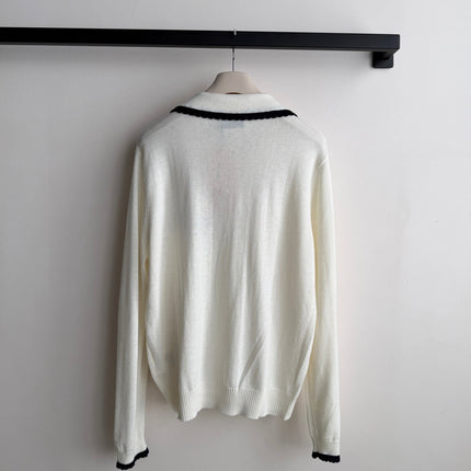 MIUMIU 26S ZIP-UP KNIT CARDIGAN 1592