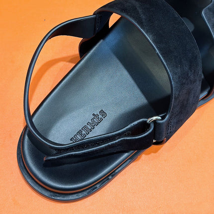 HM GENIUS SANDAL BLACK SUEDE