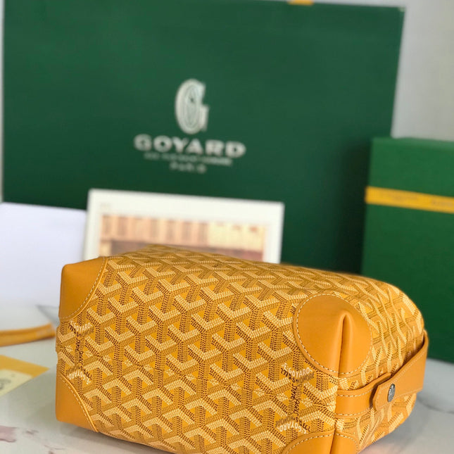 GOYA 26S BOEING 25MM IN HONEY YELLOW GOYARDINE CANVAS AND CALFSKIN