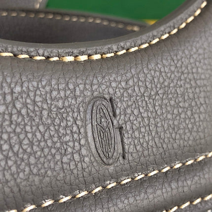 GOYA 26S BELUGA MINI BAG 23MM IN GREY GOYARDINE CANVAS AND CALFSKIN