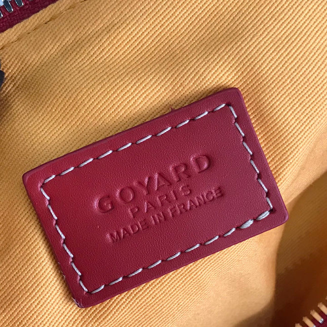 GOYA 26S BOEING 25MM IN DARK RED GOYARDINE CANVAS AND CALFSKIN