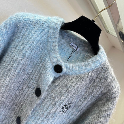 LOEWE 26S MOHAIR KNIT CARDIGAN 698