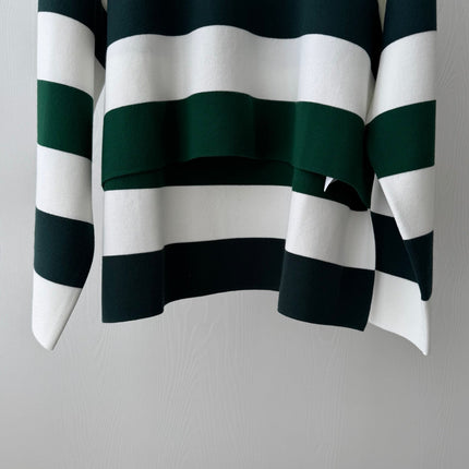 MAX MARA 25S LONG-SLEEVE STRIPED SWEATER 128