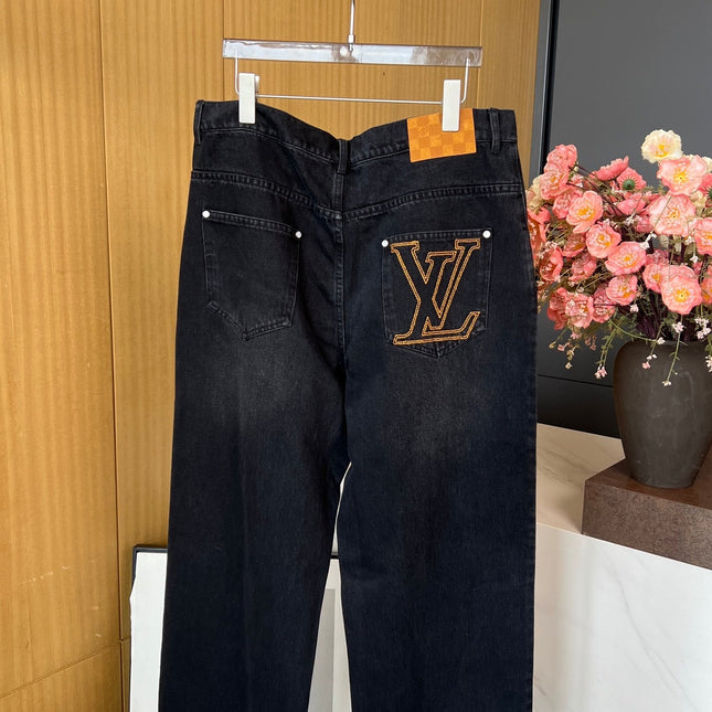 LV 25S STRAIGHT-LEG DENIM JEANS 0062