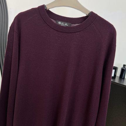 LORO PIANA 26S LONG SLEEVE CREW NECK SWEATER 664