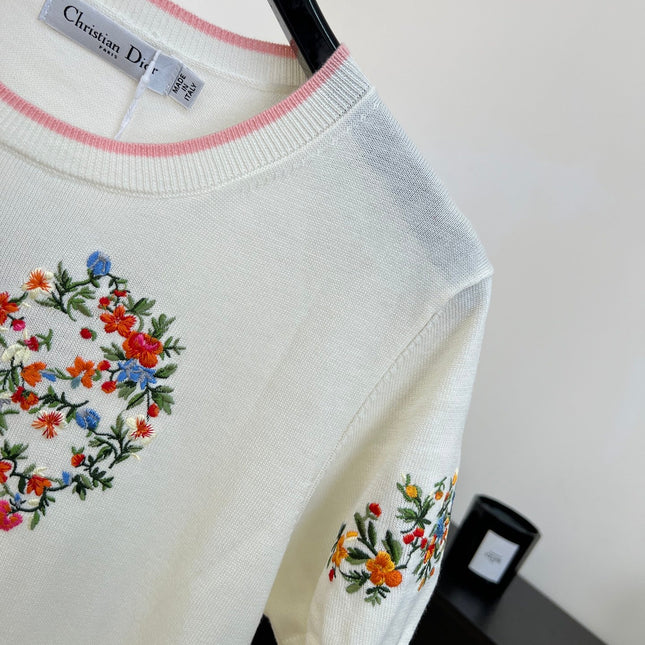 DIOR 26S SHORT-SLEEVED KNIT T-SHIRT 950