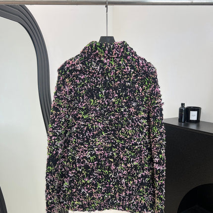 CHANEL 26S PRINTED KNIT JACKET 955